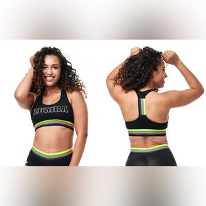 Zumba Fitness Team Talk Scoop Bra‎